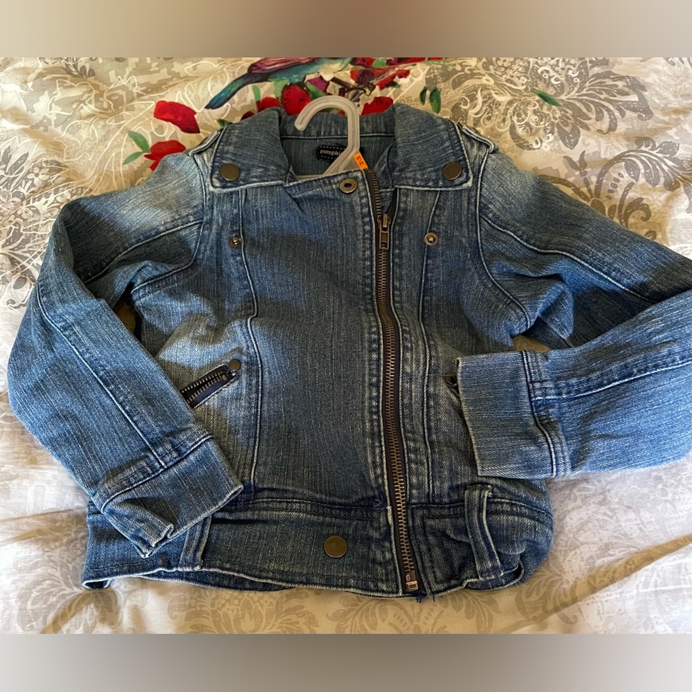 Pumpkin patch denim jacket